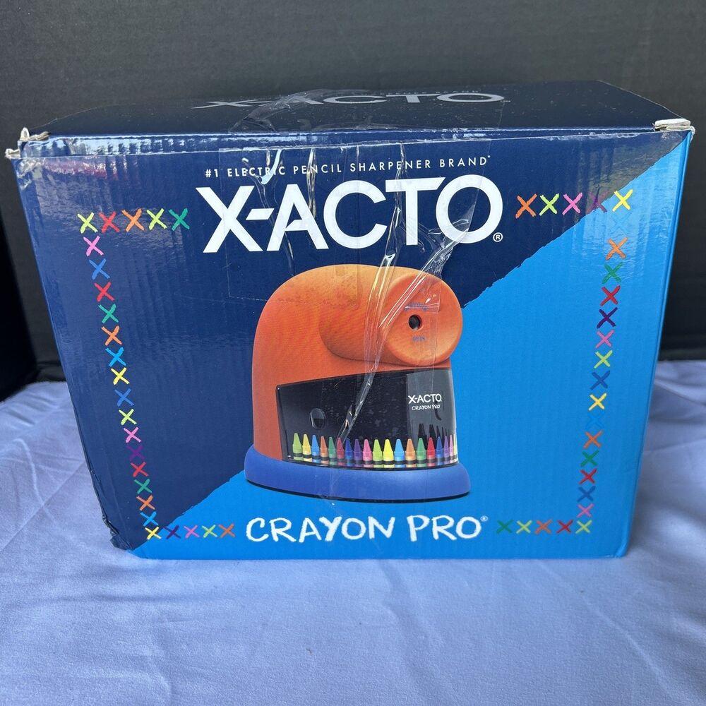 X-ACTO Crayon Pro Electric Crayon Sharpener (New)- Open Box